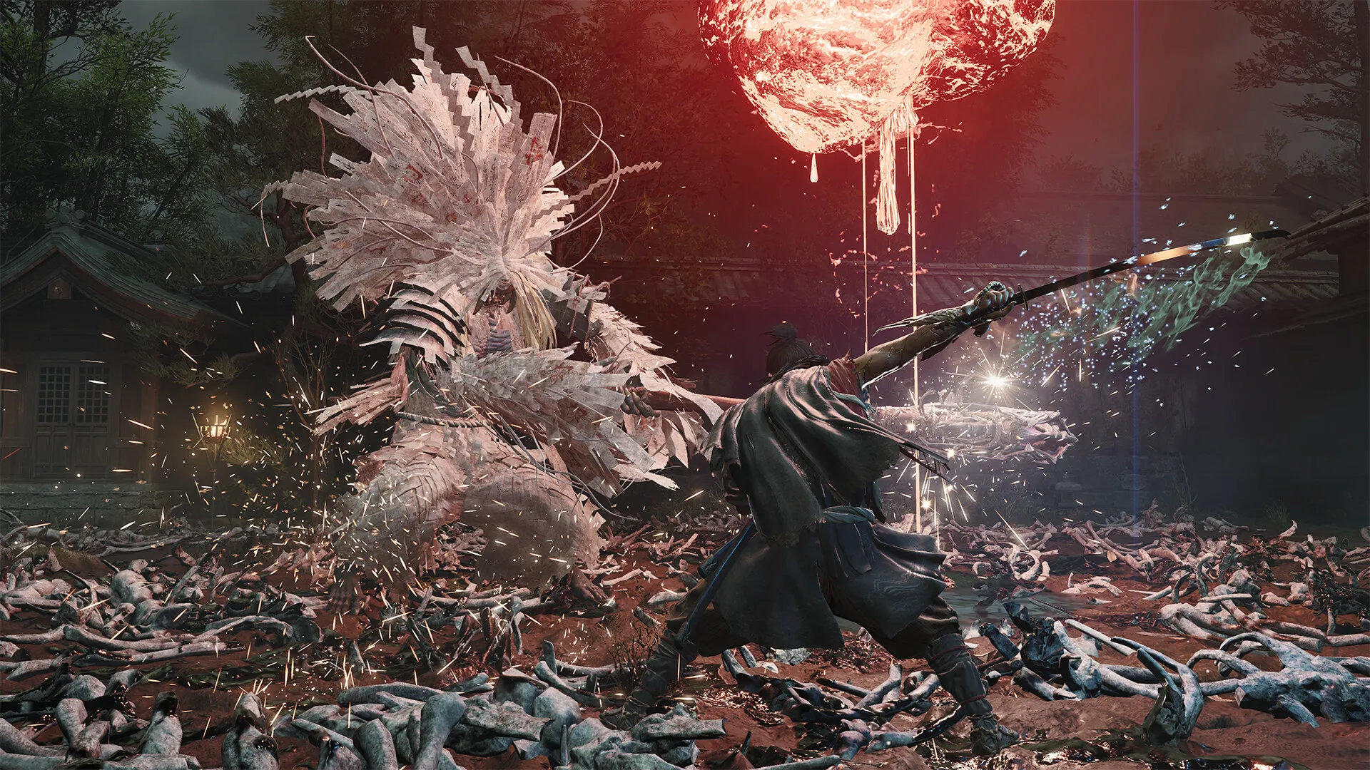 Onimusha: Way of the Sword : Musashi affronte une créature démoniaque géante : visuel officiel