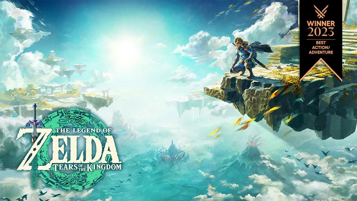 En noir et blanc Zelda Tears of the Kingdom : quête du sanctuaire Qula Qata : visuel officiel