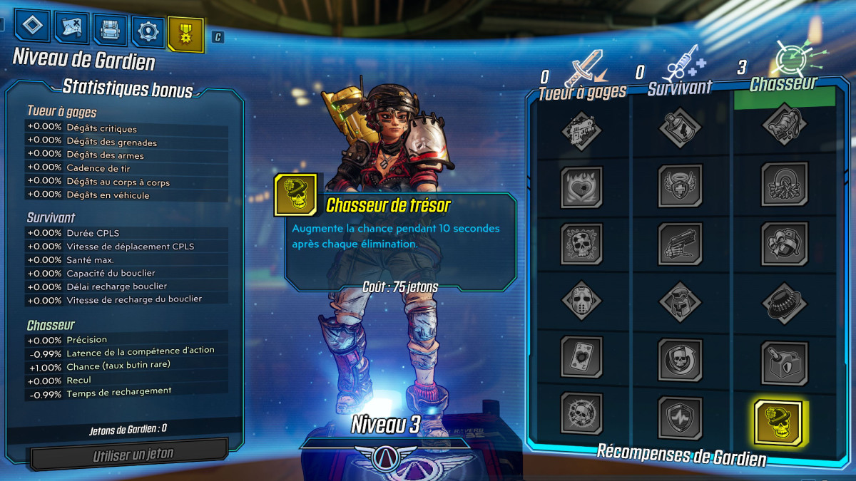 Borderlands 3 Guide: Endgame – Guardian Levels, Bonuses, and Stats