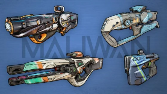 Maliwan Weapons - Borderlands 3