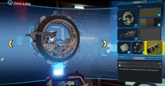 Customization of the Cyclone - Borderlands 3