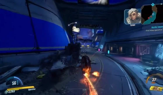 The Cyclone in action - Borderlands 3
