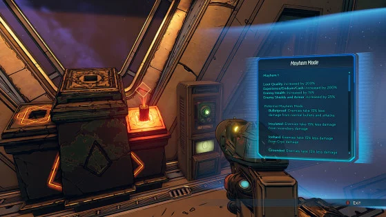 Displayed statistics are inaccurate and only serve to illustrate Chaos mode - Borderlands 3
