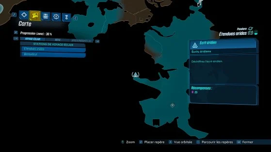 Found Eridian writings remain on the map - Borderlands 3