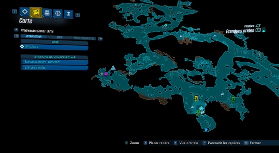 Just next to the purple marker - Borderlands 3