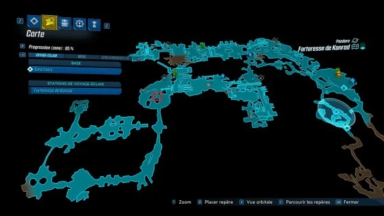 Scarlet Radio Map in Konrad's Fortress