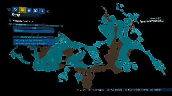 Scarlet Radio Map in Shattered Lands